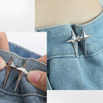 Clips Ajustadores de Cintura para Pantalones — Botón Metálico sin Agujeros GooseBay