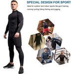 Camiseta Deportiva de Compresión para Hombre — Manga Larga, Gym y Running GooseBay